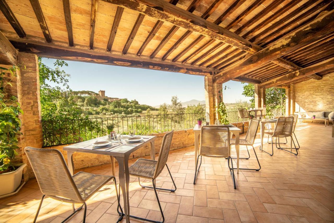 Palazzo Massaini - La Pieve Villa ปีเอนซา ภายนอก รูปภาพ